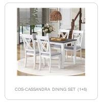 COS-CASSANDRA DINING SET (1+6)